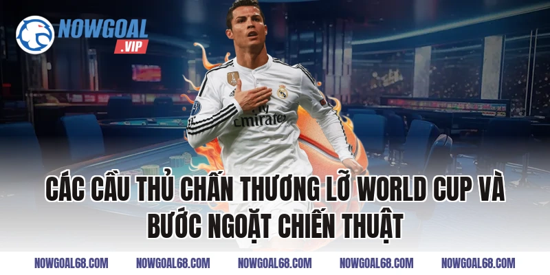 Các Cầu Thủ Chấn Thương Lỡ World Cup và bước ngoặt chiến thuật