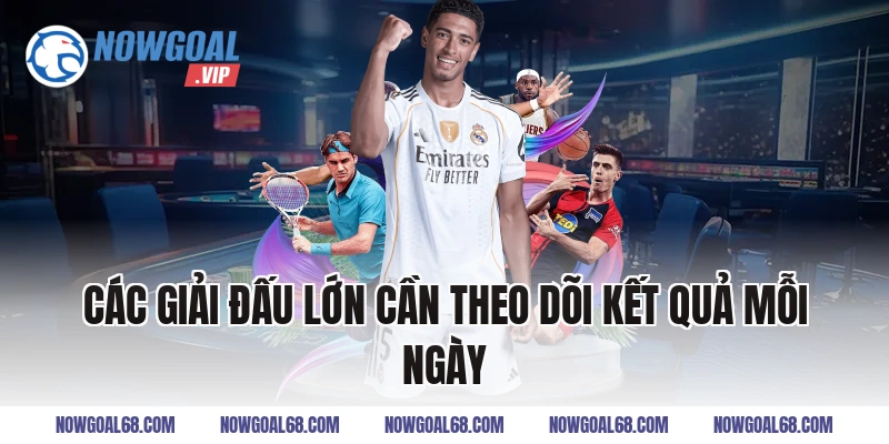 Các Giải Đấu Lớn Cần Theo Dõi Kết Quả Mỗi Ngày