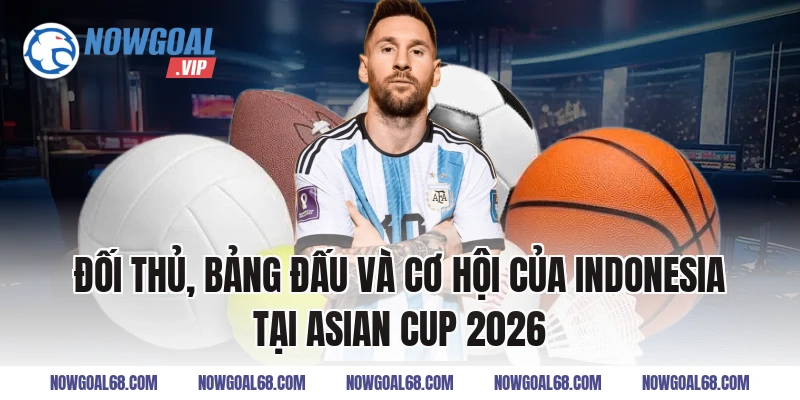 Đối thủ, bảng đấu và Cơ Hội Của Indonesia Tại Asian Cup 2026